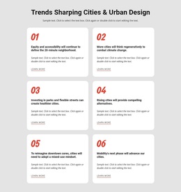 Trends Sharping Cities - Free Website Template