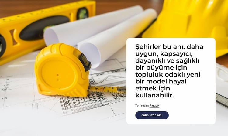 Şehirler bir dönüm noktasında Html Web Sitesi Oluşturucu