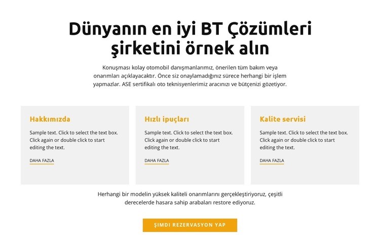 BT ofisi Web Sitesi Mockup'ı