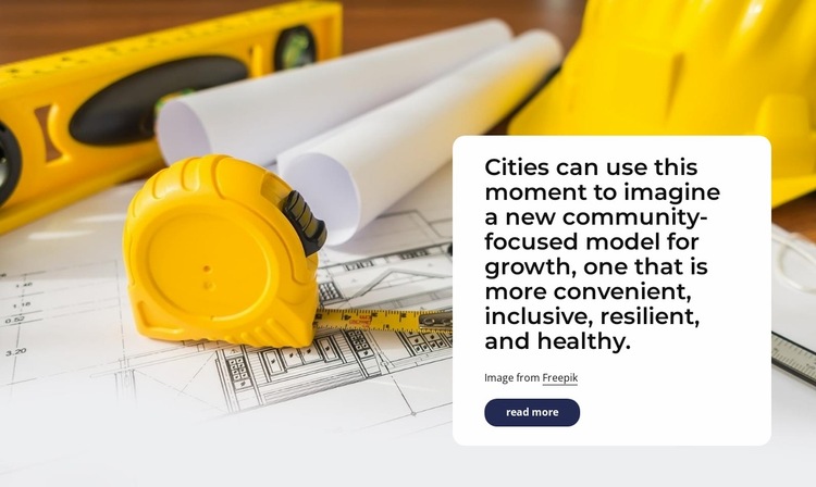 Cities are at an inflection point Website Builder Templates