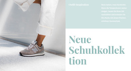 Neue Schuhkollektion – Funktionales WordPress-Theme