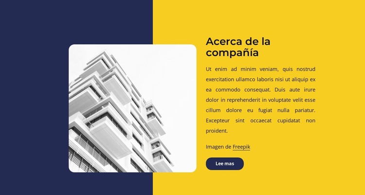 Estudio de arquitectura en Londres Plantilla HTML