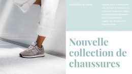 Nouvelle Collection De Chaussures - Créateur De Site Web