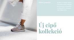 Új Cipő Kollekció – Prémium Sablon