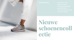 Nieuwe Schoenencollectie HTML5- En CSS3-Sjabloon