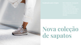 Nova Coleção De Sapatos - Download De Modelo HTML