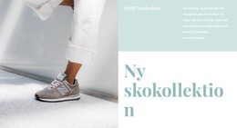 Ny Skokollektion HTML5 & CSS3-Mall