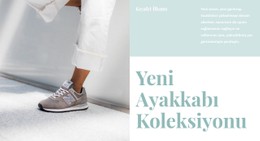 Yeni Ayakkabı Koleksiyonu HTML5 Ve CSS3 Şablonu