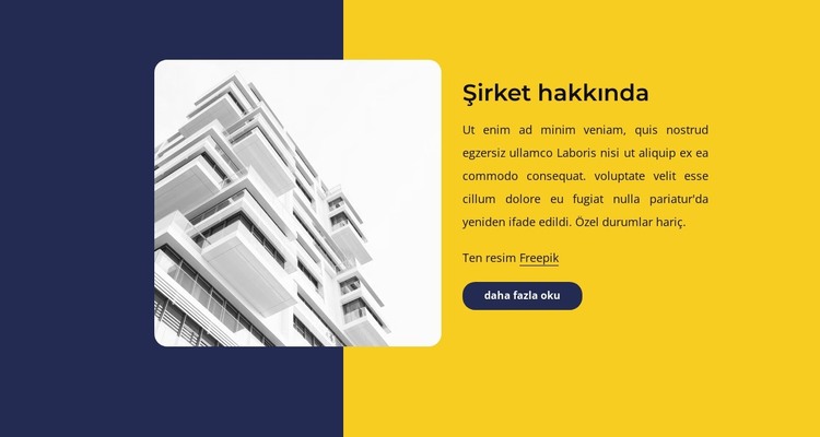 Londra'da mimarlık firması HTML Şablonu