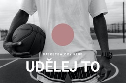 Basketbalový Klub – Šablona Stránky HTML