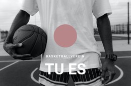 Basketballverein Tabellen-CSS-Vorlage