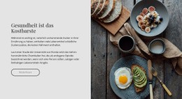 Gesund Und Lecker - Professionelles Website-Design