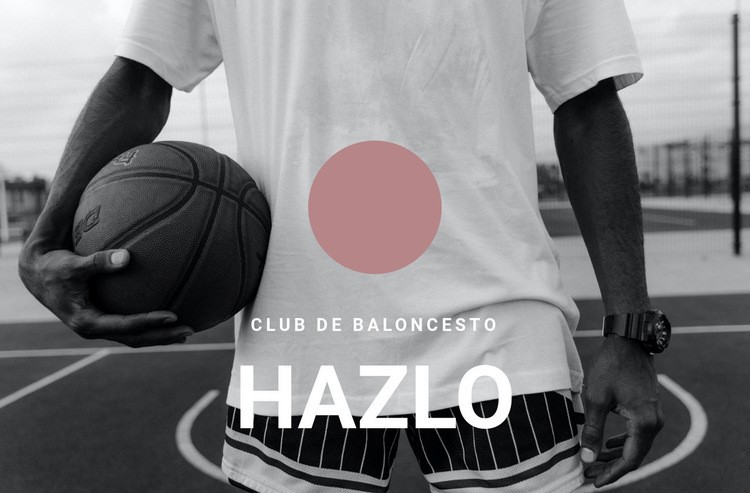 Club de baloncesto Creador de sitios web HTML