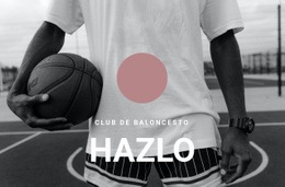 Diseño De Sitio Web Multipropósito Para Club De Baloncesto