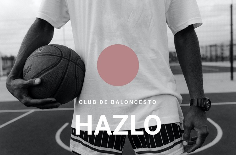 Club de baloncesto Diseño de páginas web