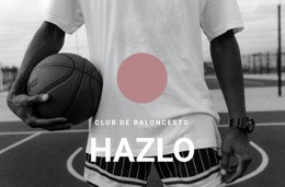 Club De Baloncesto - Página De Destino Multipropósito