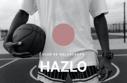 Club De Baloncesto: Plantilla HTML5 Adaptable