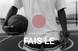 Club De Basket - HTML Website Creator