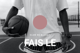 Modèle CSS Pour Club De Basket