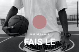 Club De Basket - Thème WordPress Moderne