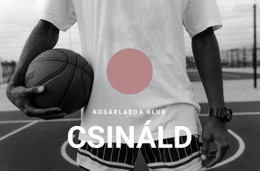 Kosárlabda Klub Táblázat CSS Sablon