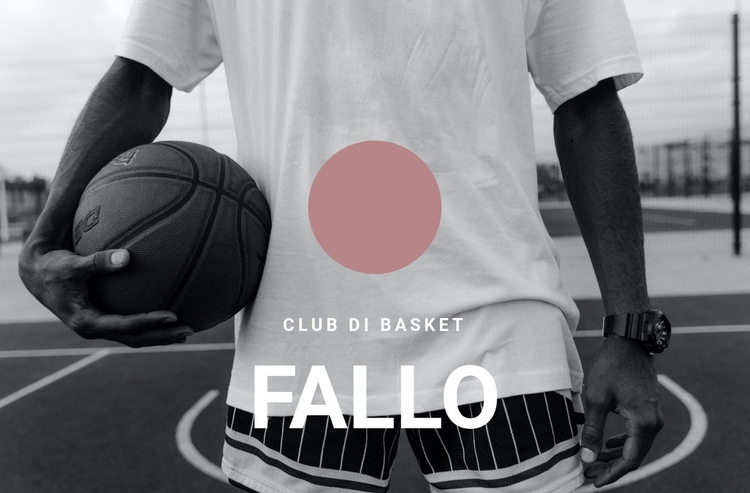 Club di basket Modelli di Website Builder