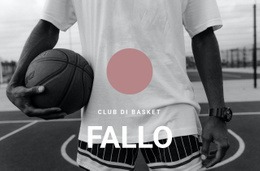 Progettazione Di Siti Web Multiuso Per Club Di Basket
