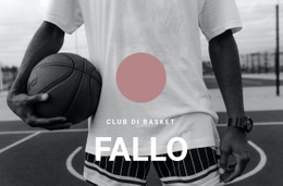 Mockup Di Sito Web Gratuito Per Club Di Basket