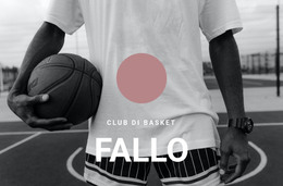Modello CSS Per Club Di Basket