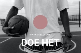 Basketbalclub Html5 Responsieve Sjabloon