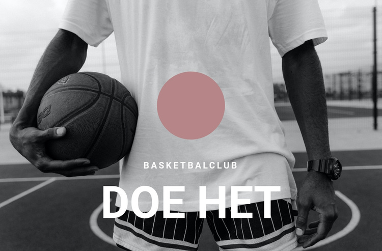 Basketbalclub WordPress-thema