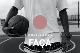 Clube De Basquete - Modelo De Página HTML