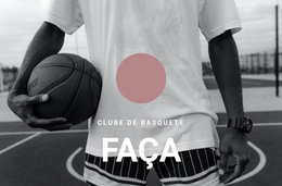 Clube De Basquete - Tema WordPress Moderno