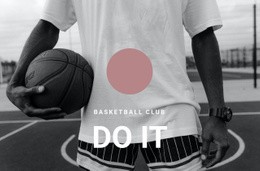 Basketklubb - HTML Website Creator