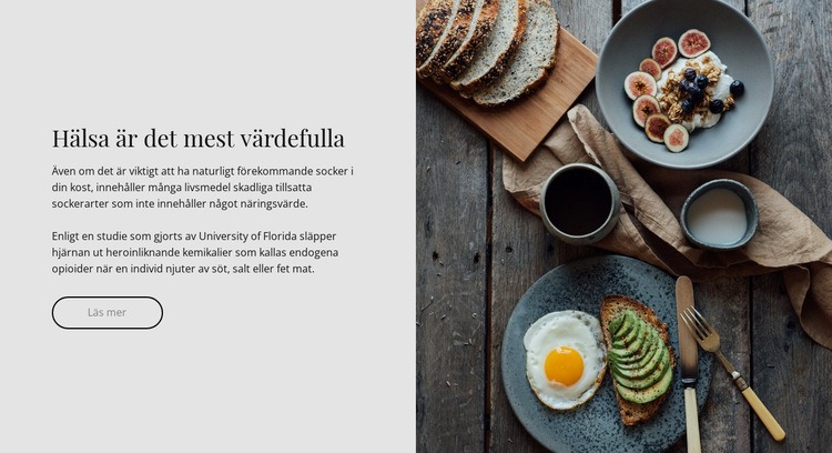 Friskt och gott WordPress -tema