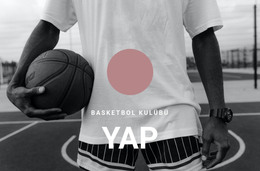 Basketbol Kulübü - HTML Sayfası Şablonu