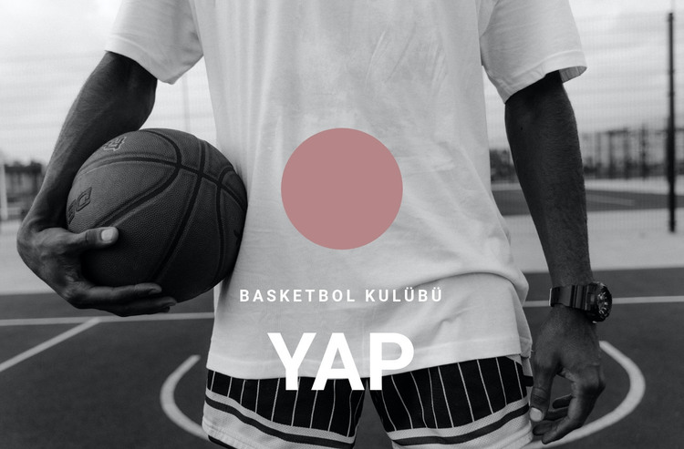 Basketbol kulübü HTML Şablonu