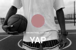 Basketbol Kulübü - Bir Sayfalık Şablon
