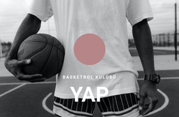 Basketbol Kulübü - Basit Web Sitesi Şablonu
