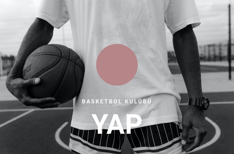 Basketbol kulübü Web sitesi tasarımı