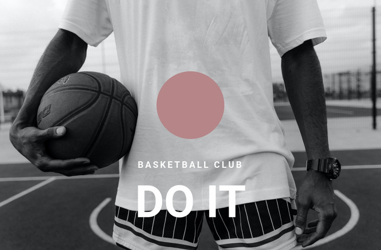 Basketball club Website Builder Templates