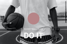 Multipurpose Website Design For Basketball Club