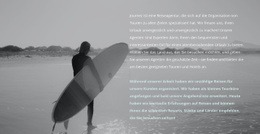 Produkt-Zielseite Für Surfcamp