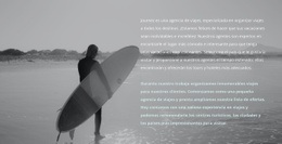 Campamento De Surf - HTML Site Builder