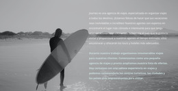 Campamento De Surf: Plantilla De Sitio Web Joomla
