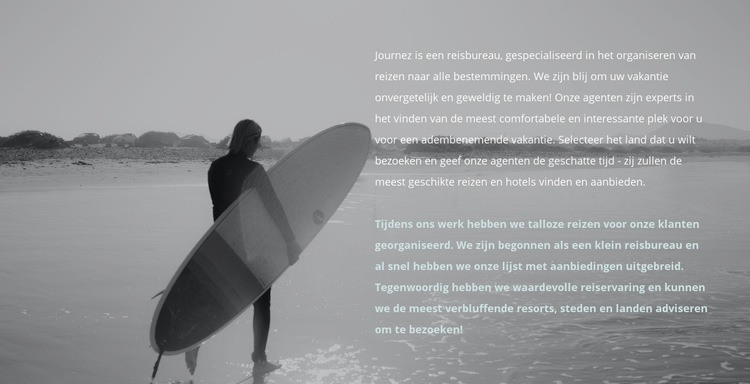 Surfkamp Website mockup