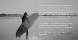 Obóz Surfingowy - Profesjonalny Projekt Strony Internetowej