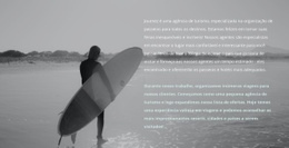 Acampamento De Surf - HTML Site Builder