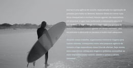 Acampamento De Surf - Modelo Joomla Simples