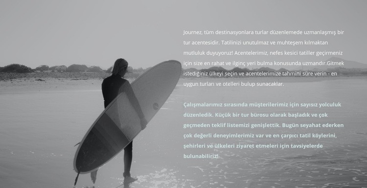 Sörf kampı Açılış sayfası